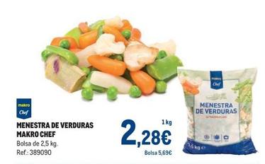 Oferta de Makro Chef - Menestra De Verduras por 2,28€ en Makro