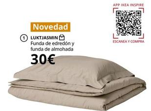 Oferta de Luktjasmin - Funda De Edredón Y Funda De Almohada por 30€ en IKEA