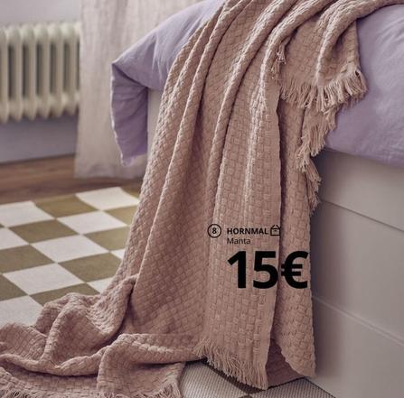 Oferta de Hornmal - Manta por 15€ en IKEA