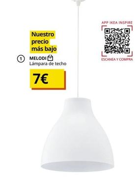 Oferta de Ikea - Lámpara De Techo por 7€ en IKEA