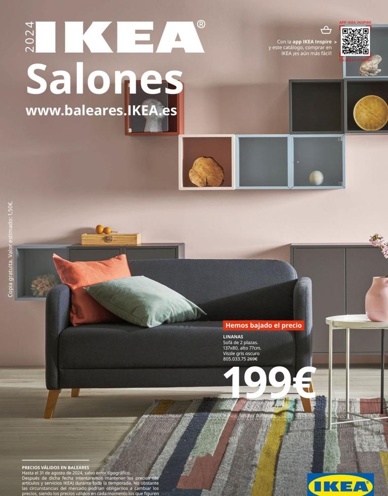 Oferta de Linanas Sofá De 2 Plazas por 199€ en IKEA
