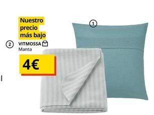 Oferta de Vitmossa Manta por 4€ en IKEA