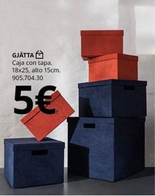 Oferta de Caja con tapa por 5€ en IKEA