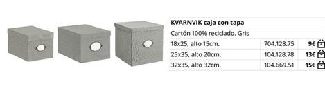 Oferta de Ikea - Caja Con Tapa por 9€ en IKEA