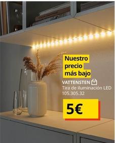 Oferta de Ikea - Vattensten Tira De Iluminación Led por 5€ en IKEA