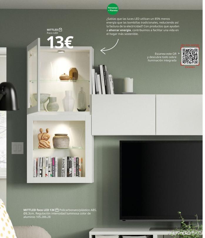 Oferta de Ikea - Mittled Foco Led por 13€ en IKEA