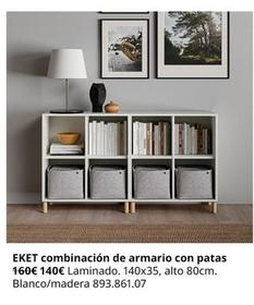 Oferta de Ikea - Eket Combinación De Armario Con Patas por 140€ en IKEA
