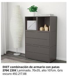 Oferta de Ikea - Eket Combinación De Armario Con Patas por 230€ en IKEA