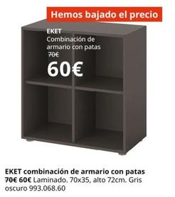 Oferta de Ikea - Eket Combinación De Armario Con Patas por 60€ en IKEA