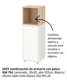 Oferta de Ikea - Eket Combinación De Armario Con Patas por 75€ en IKEA