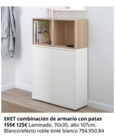 Oferta de Ikea - Eket Combinación De Armario Con Patas por 125€ en IKEA