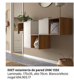 Oferta de Ikea - Eket Estantería De Pared por 155€ en IKEA