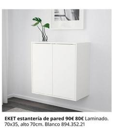 Oferta de Ikea - Eket Estantería De Pared por 80€ en IKEA
