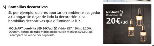Oferta de Ikea - Bombillas Decorativas por 20€ en IKEA
