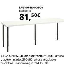 Oferta de Ikea - Escritorio por 81,5€ en IKEA