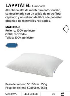 Oferta de Ikea - Almohada por 9€ en IKEA