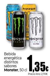 Oferta de Bebida energética por 1,35€ en UDACO