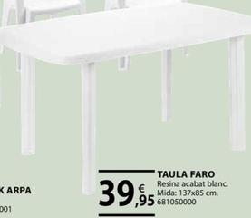 Oferta de Taula Faro por 39,95€ en Fes Més
