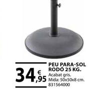 Oferta de Peu Para-Sol Rodo 25 Kg por 34,95€ en Fes Més