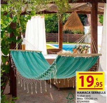 Oferta de Hamaca Serrells por 19,95€ en Fes Més