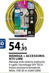 Oferta de Manega + Accessoris Nts Lime por 54,95€ en Fes Més