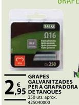 Oferta de Grapes Galvanitzades Per A Grapadora De Tanques por 2,95€ en Fes Més