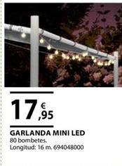 Oferta de Garlanda Mini Led por 17,95€ en Fes Més