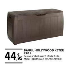 Oferta de Keter - Bagul Hollywood 270 L por 44,95€ en Fes Més