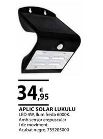 Oferta de Aplic Solar Lukulu por 34,95€ en Fes Més