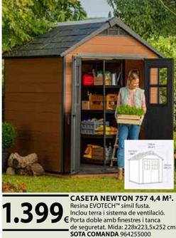 Oferta de Caseta Newton 757 4,4 M2 por 1399€ en Fes Més