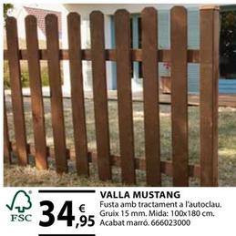Oferta de Valla Mustang por 34,95€ en Fes Més