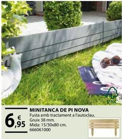 Oferta de Minitanca De Pi Nova por 6,95€ en Fes Més