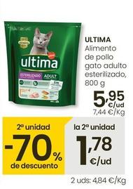 Oferta de Última - Limento De Pollo Gato Adulto Esterilizado por 5,95€ en Eroski
