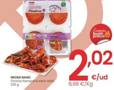 Oferta de Eroski - Chorizo Pamplona Extra por 2,02€ en Eroski