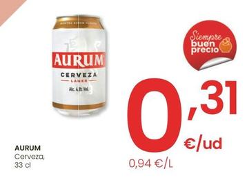 Oferta de Aurum - Cerveza por 0,31€ en Eroski