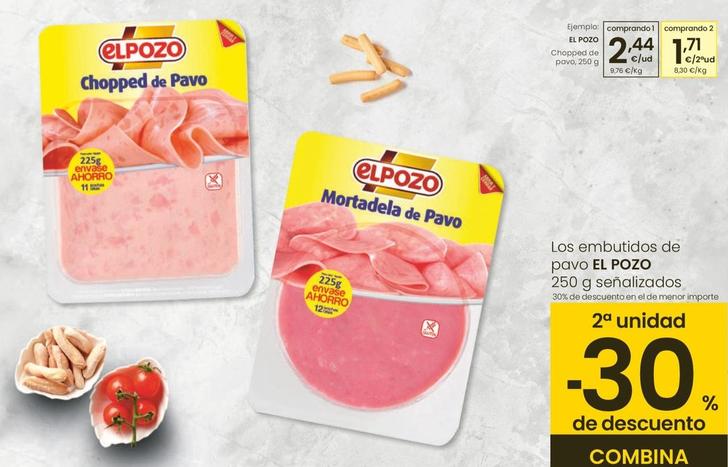 Oferta de El Pozo - Chopped De Pavo por 2,44€ en Eroski