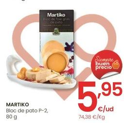 Oferta de Martiko - Bloc De Pato P-2 por 5,95€ en Eroski