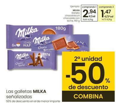 Oferta de Milka - Galleta Chocobiscuit Chocolate Con Leche por 2,94€ en Eroski