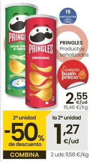 Oferta de Pringles - Productos Señalizados por 2,55€ en Eroski