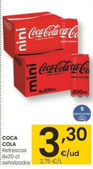 Oferta de Coca-cola - Refrescos por 3,3€ en Eroski