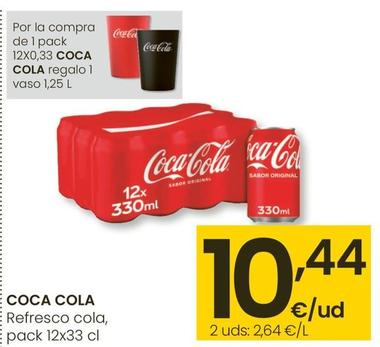 Oferta de Coca-cola - Refresco Cola por 10,44€ en Eroski