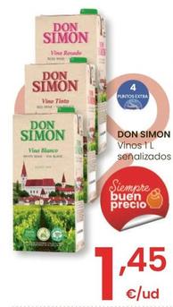 Oferta de Don Simón - Vinos por 1,45€ en Eroski