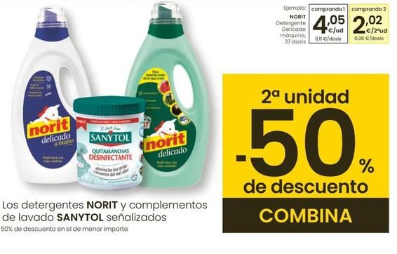 Oferta de Norit - Detergente Delicado Máquina por 4,05€ en Eroski