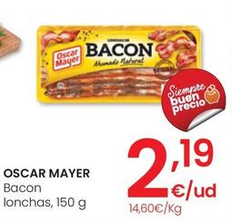 Oferta de Oscar Mayer - Bacon Lonchas por 2,19€ en Eroski