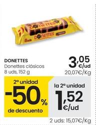 Oferta de Donettes - Clásicos por 3,05€ en Eroski
