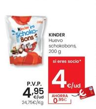 Oferta de Kinder - Schokobons por 4,95€ en Eroski