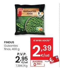 Oferta de Findus - Guisantes Finos por 2,95€ en Eroski
