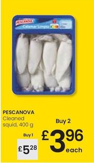 Oferta de Pescanova - Cleaned Squid por 5,28€ en Eroski
