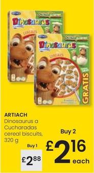 Oferta de Artiach - Dinosaurus A Cucharadas Cereal Biscuits por 2,88€ en Eroski