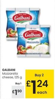 Oferta de Galbani - Mozzarella Cheese por 1,9€ en Eroski